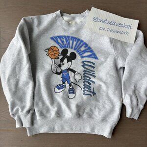 Vintage Kentucky Wildcats Mickey Basketball Sweatshirt, University of Kentucky